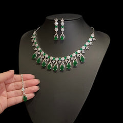 Emerald Green Necklace Set
