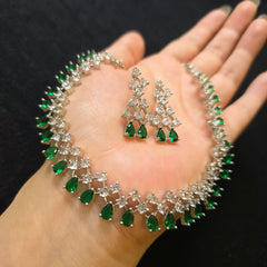Emerald Green Necklace Set