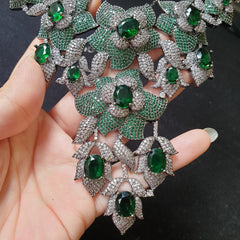 Emerald Green Necklace Set