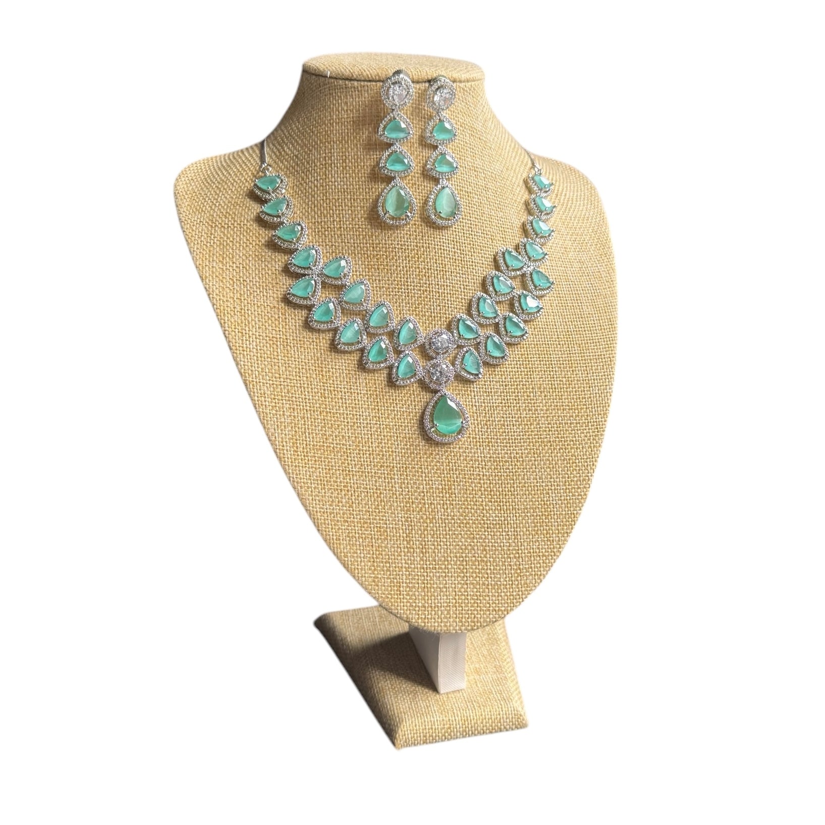 Mint Quartz Necklace Set