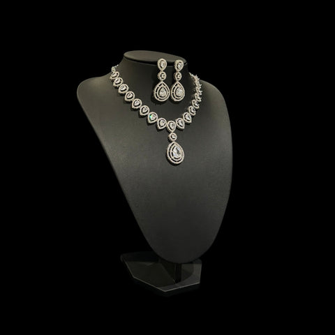 Cubic Zirconia Necklace Set