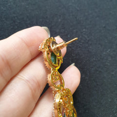Emerald Green Earrings