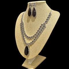 Purple Amethyst Necklace Set