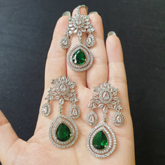 Emerald Green Necklace Set