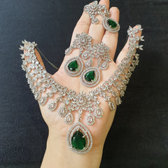Emerald Green Necklace Set