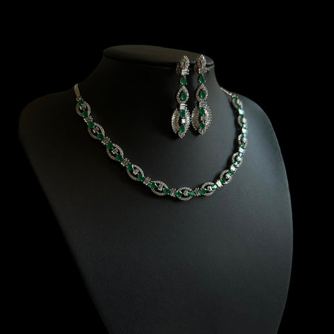 Emerald Green Necklace Set