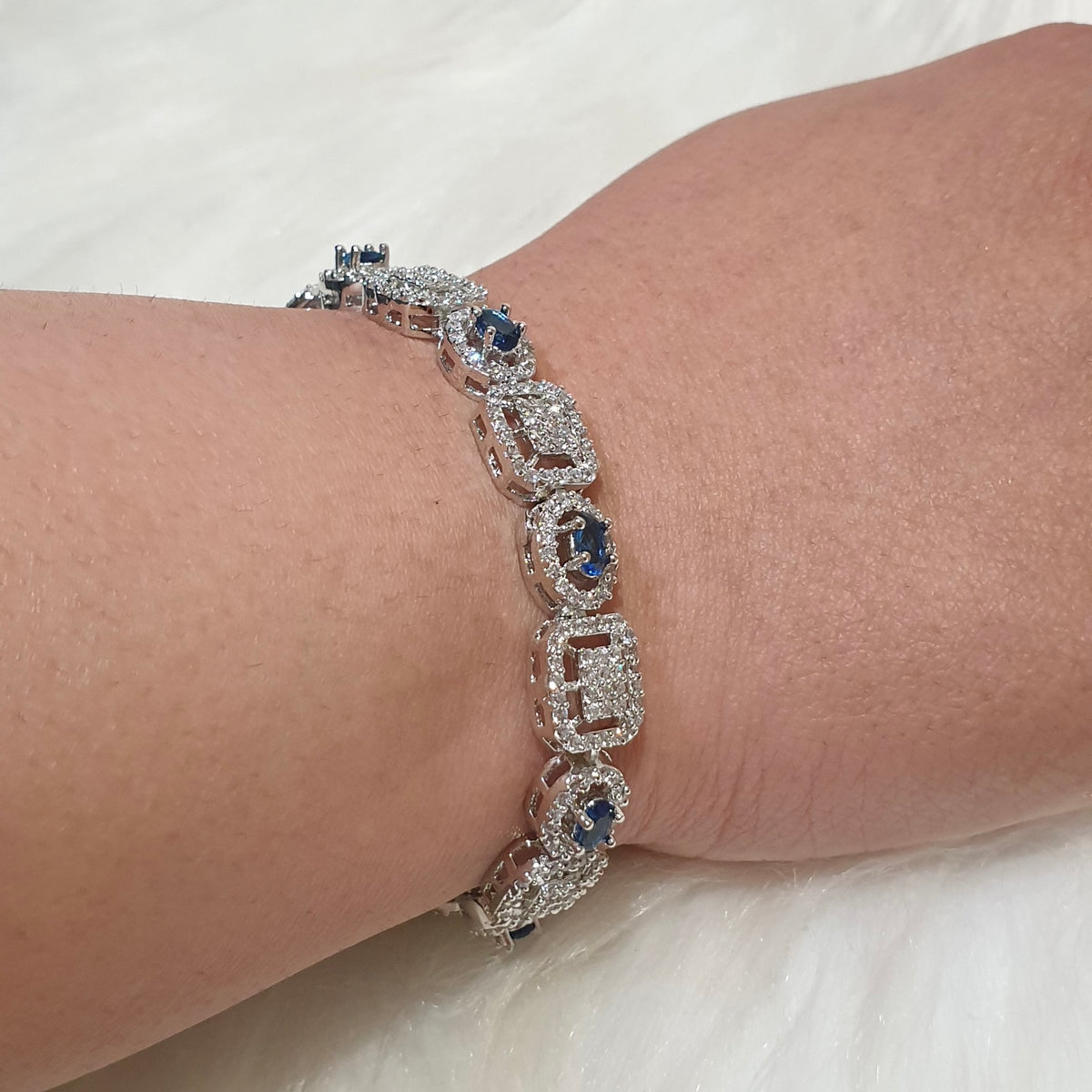 Blue Sapphires Bracelet