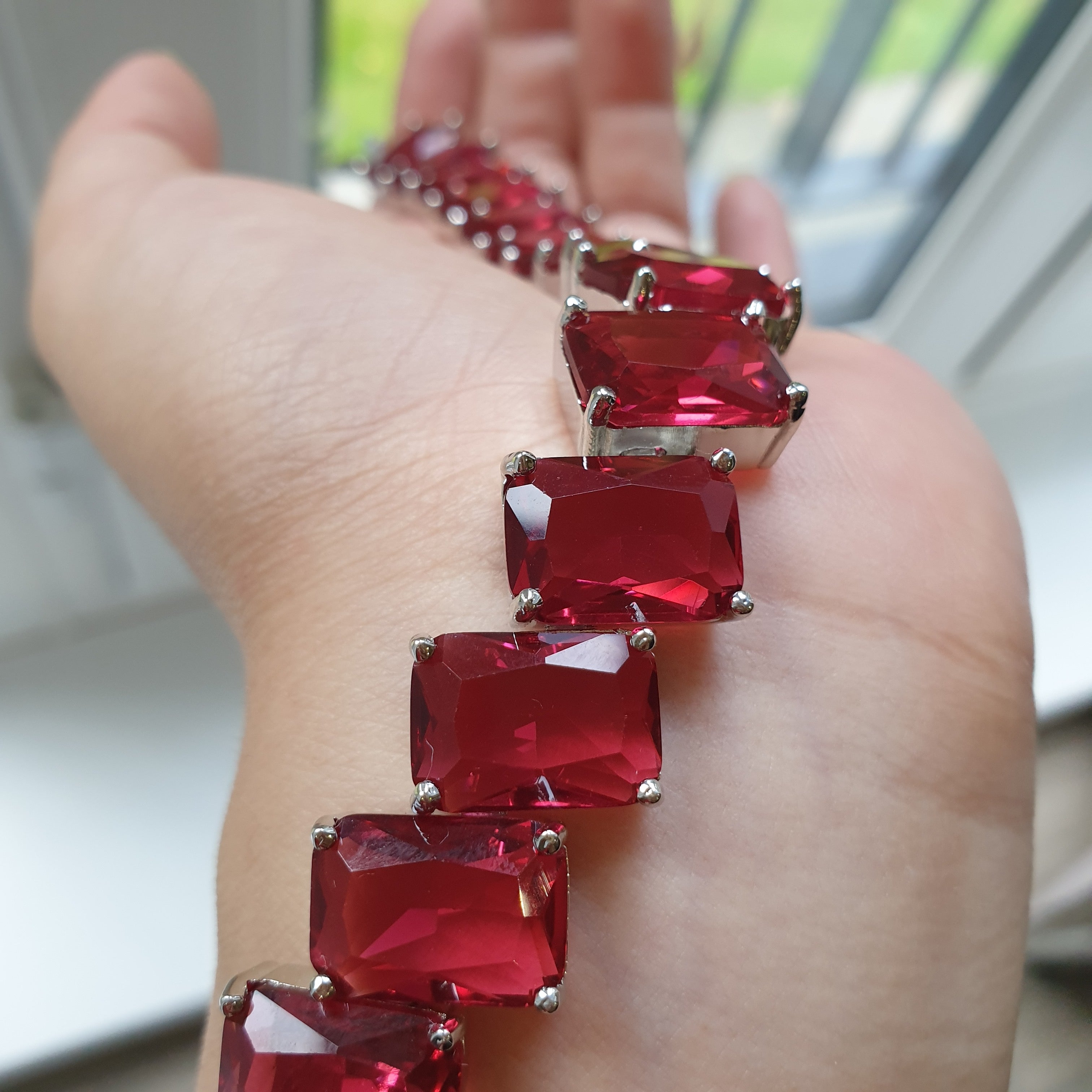 Garnet Red Bracelet