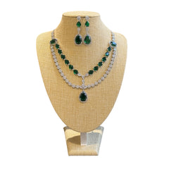 Emerald Green Necklace Set