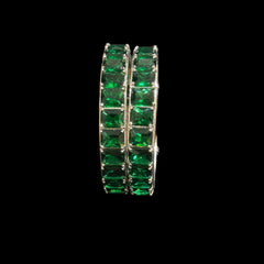 Emerald Green Bangles (Size: 2.4)