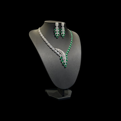 Emerald Green Necklace Set