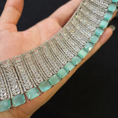 Stunning Mint Quartz Choker Set