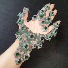 Emerald Green Necklace Set