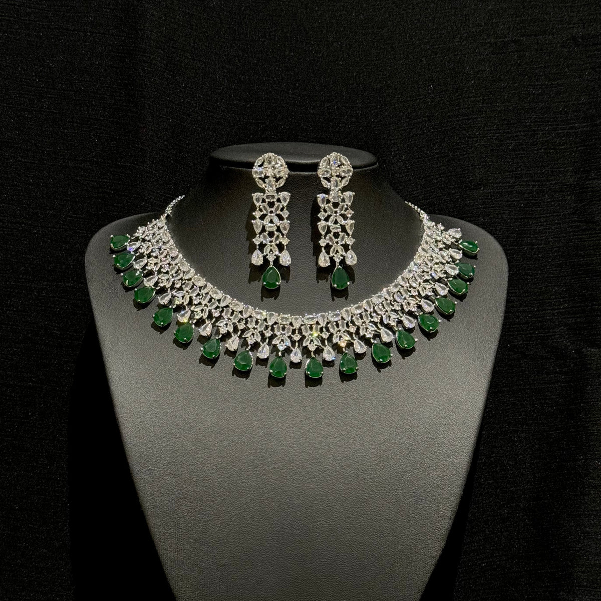 Emerald Green Necklace Set