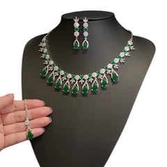 Emerald Green Necklace Set