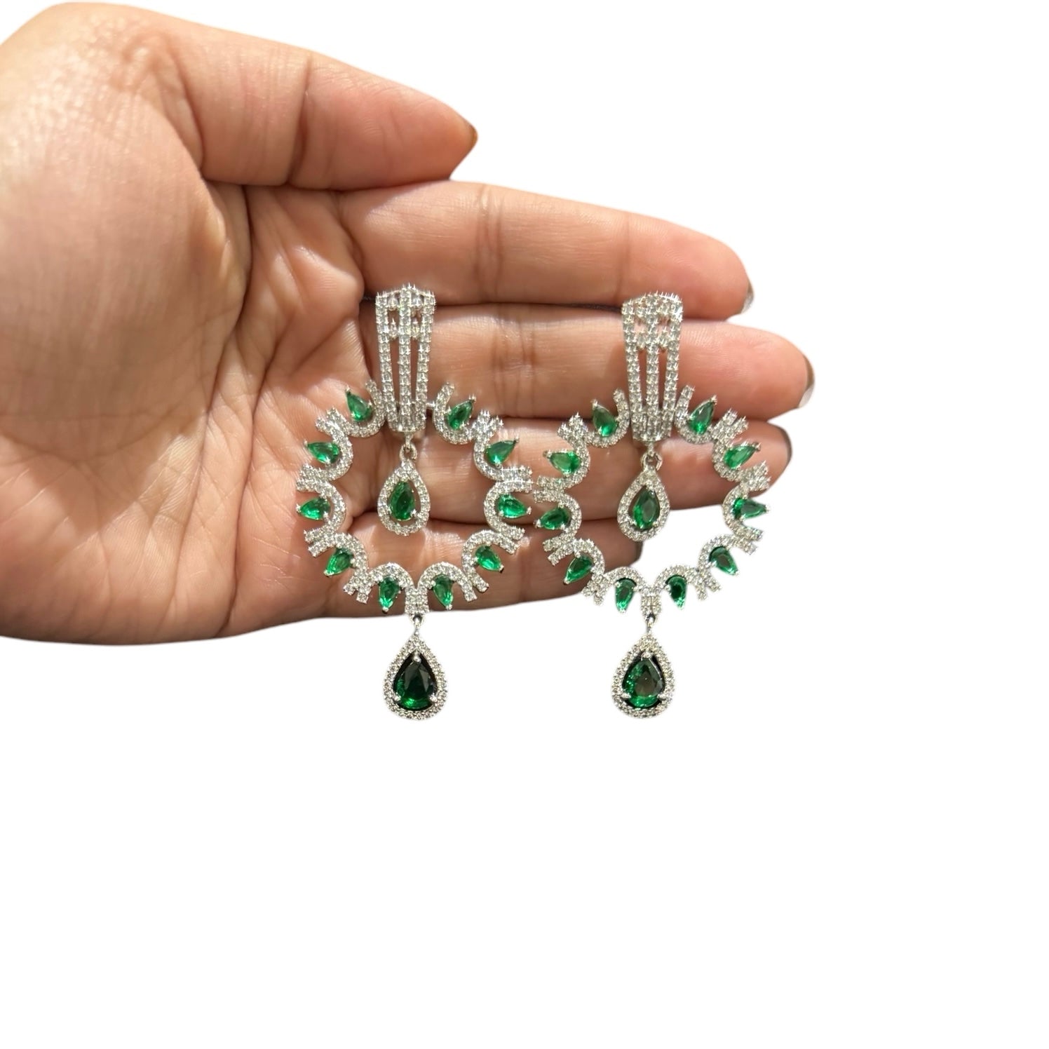 Emerald Green Earrings