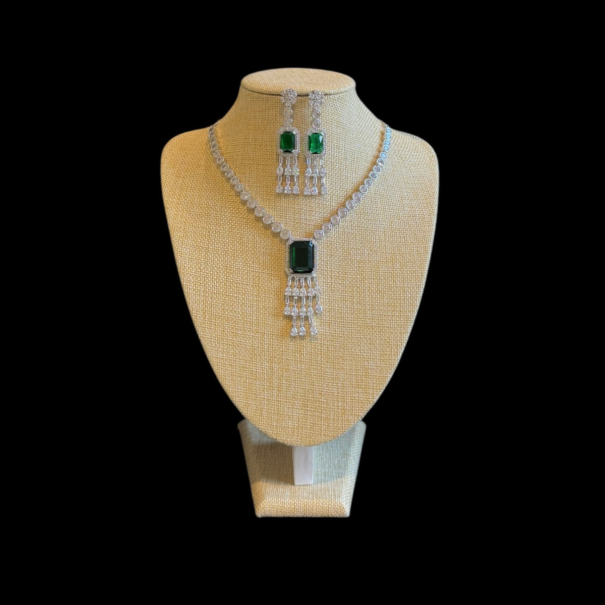 Emerald Green Necklace Set