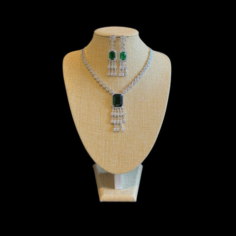 Emerald Green Necklace Set