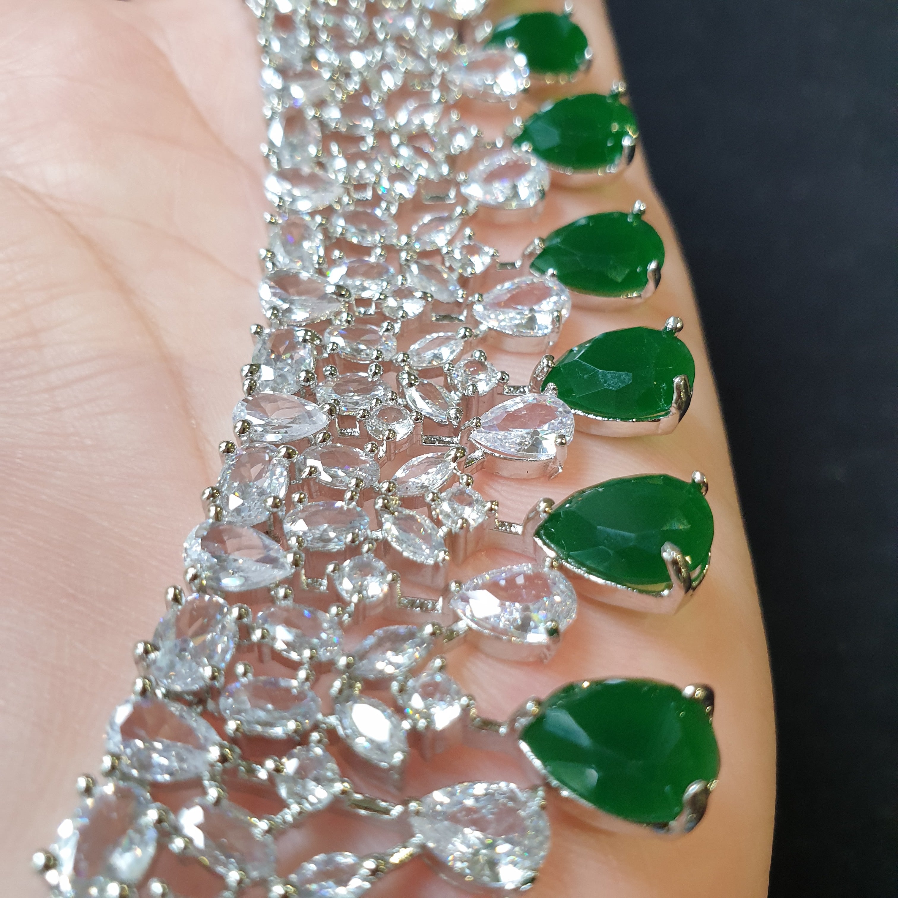 Emerald Green Necklace Set