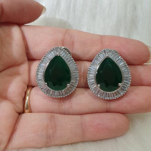 Emerald Green Earrings