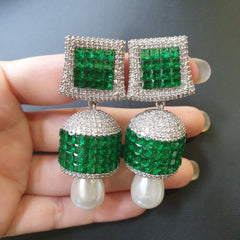 Stunning Emerald Green Necklace Set