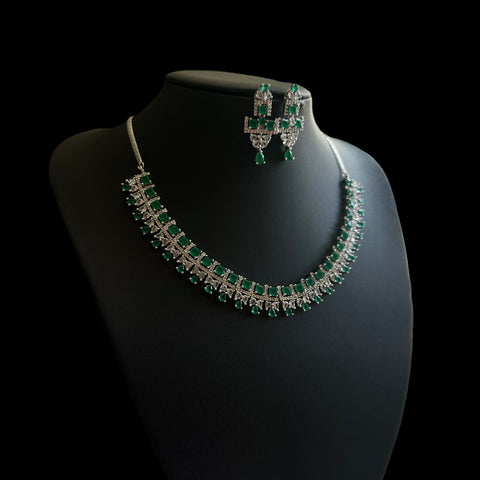 Emerald Green Necklace Set