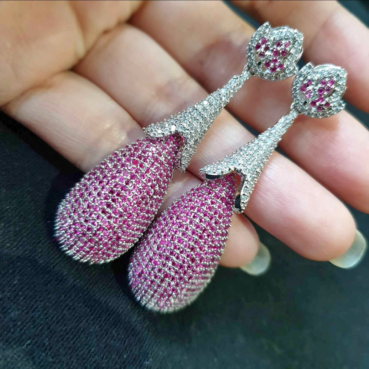 Stunning Ruby Earrings