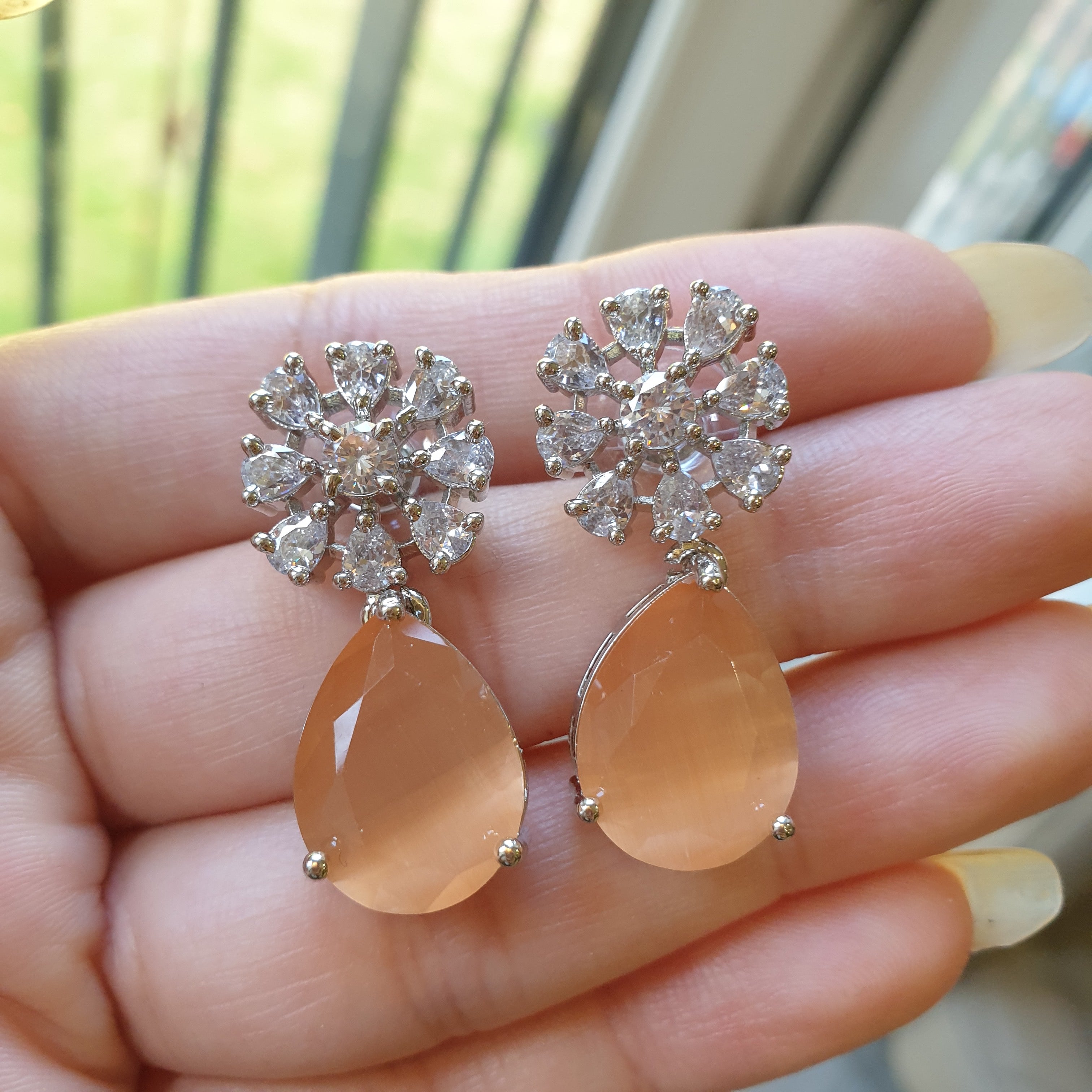 Yellow Topaz Earrings