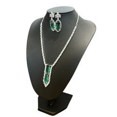 Green Topaz Necklace Set