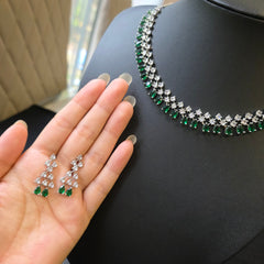 Emerald Green Necklace Set