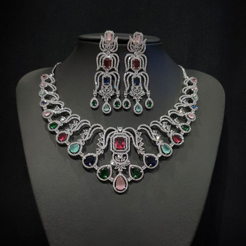 Multi Coloured Necklace Set