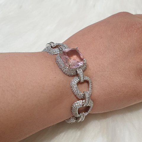 Pink Quartz Bracelet
