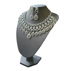 Emerald Green Necklace Set