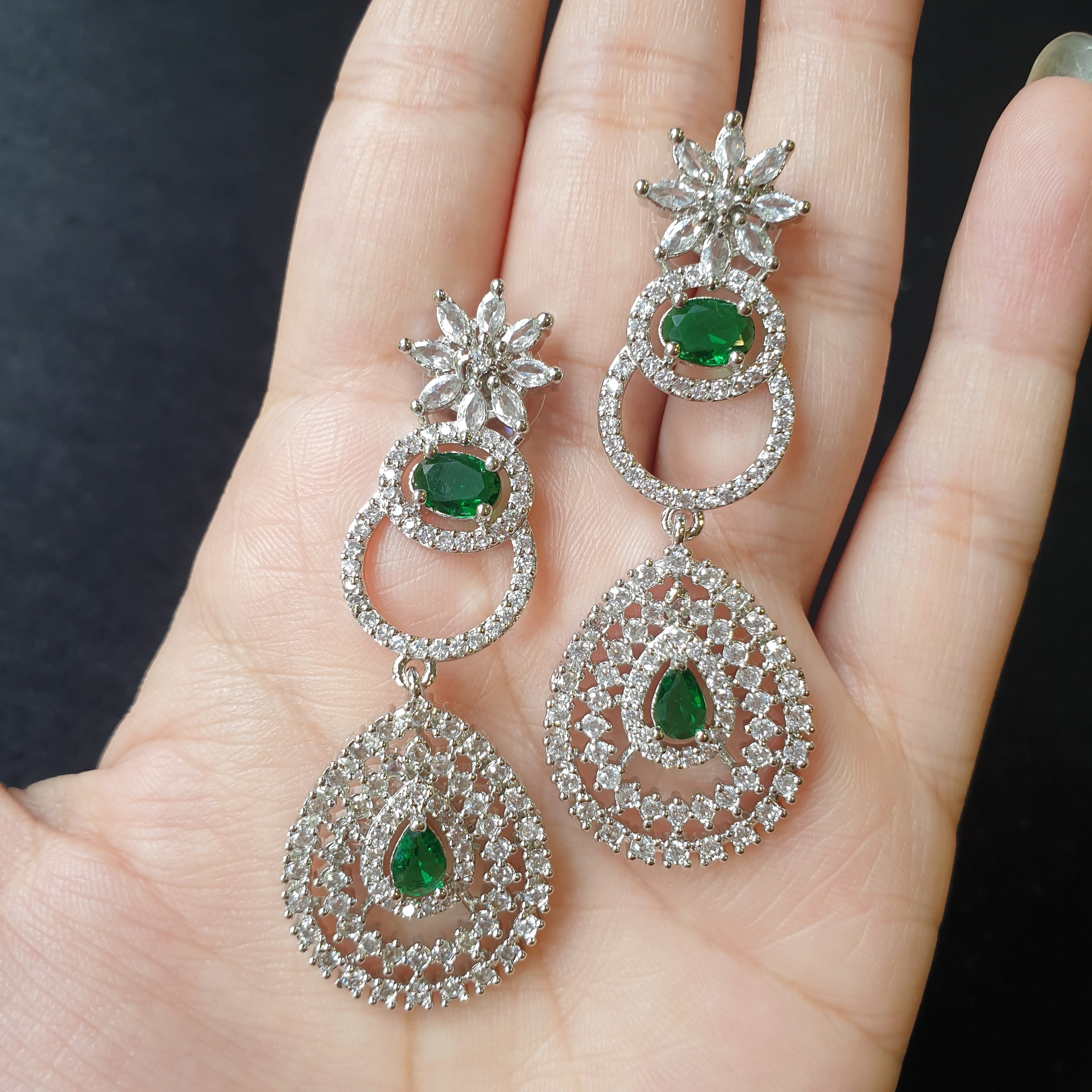 Emerald Green Necklace Set