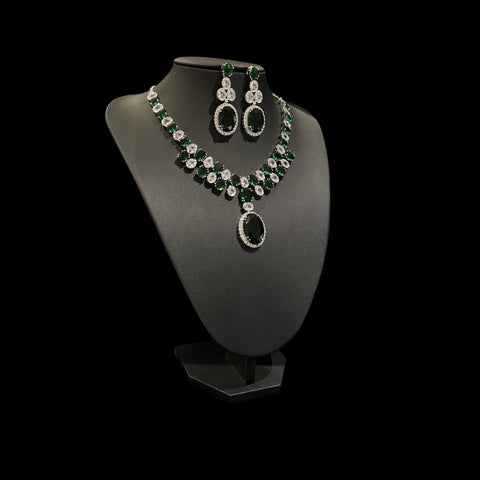 Emerald Green Necklace Set