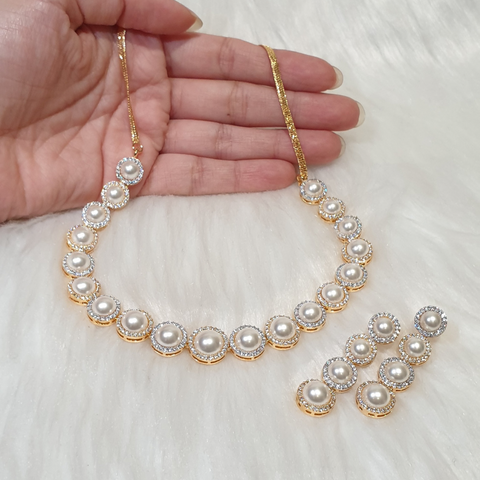 Pearl Necklace Set