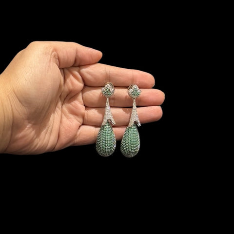 Emerald Green Earrings