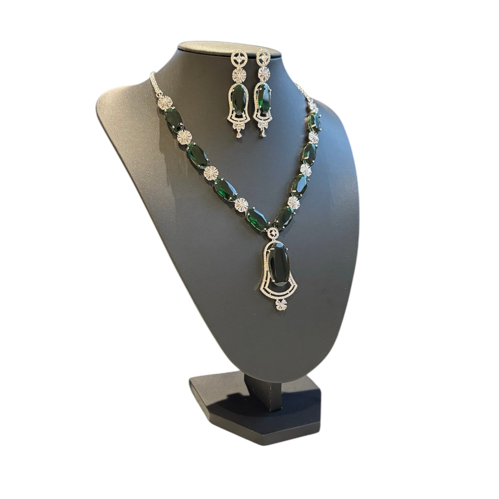 Emerald Green Necklace Set